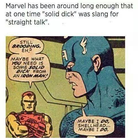 I believe my youth lacked some proper solid di*k.