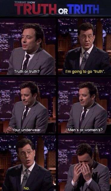 It's things like this that make me love Steven Colbert so much