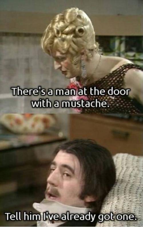 A man at the door