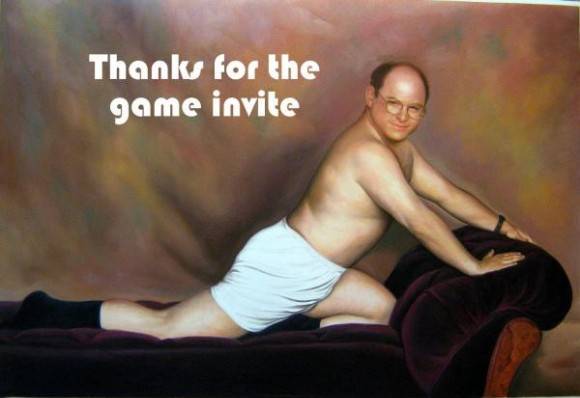 I was sick of getting Facebook game invites. So I started posting this on the wall of anyone who sent me an invite. It's working well so far.