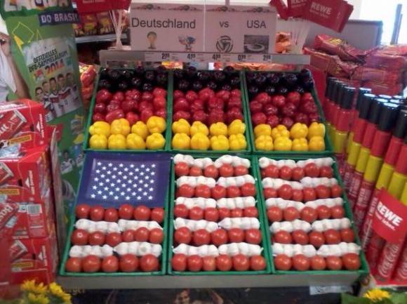 German Supermarket This Morning