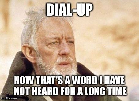 I'm a supervisor at Best Buy, a woman called and asked if we carried 56k internet at the store.