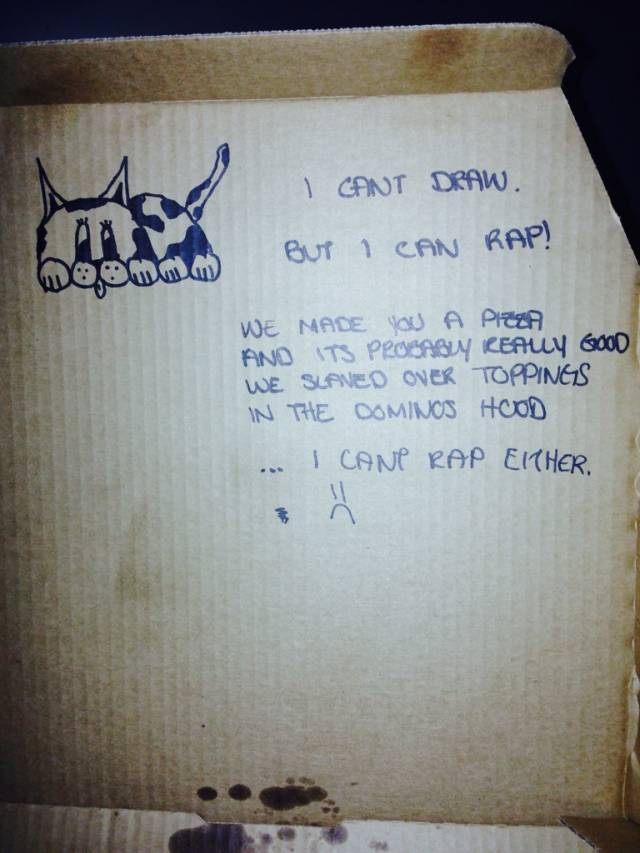 Told dominoes to draw something funny this is what I got.