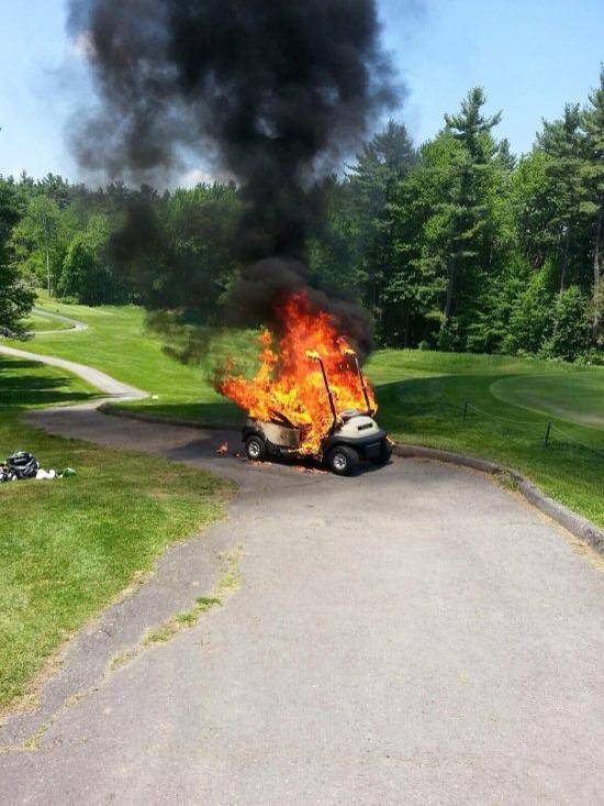 My friend went golfing this morning.....he posted this on facebook 3 hours later