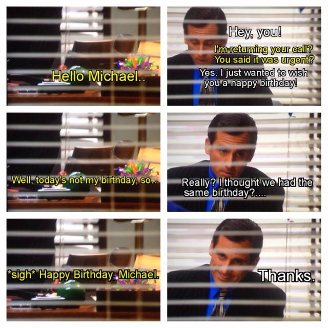 As someone who doesn't use Facebook, this is how most of my friends will find out today is my birthday..
