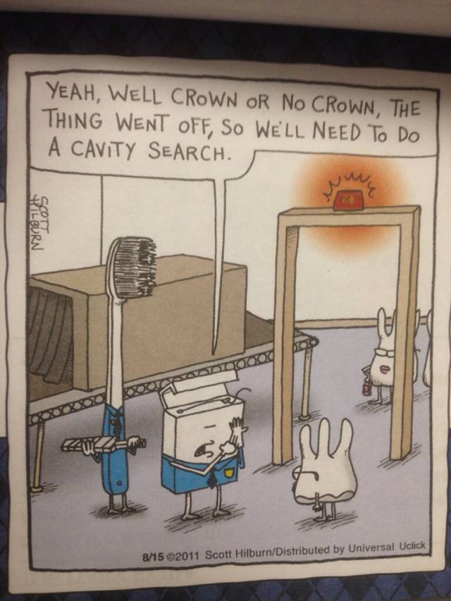 In a dentists office
