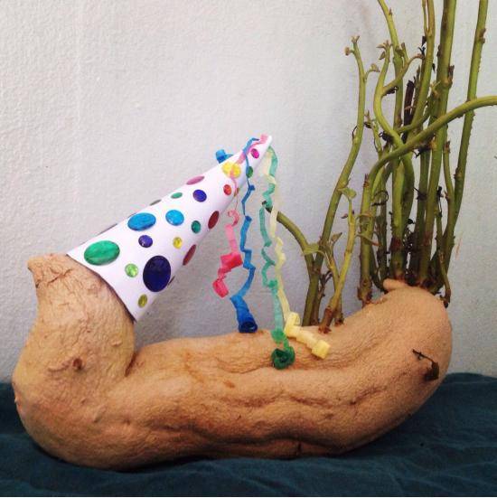 My pet sweet potato turned 1 today!