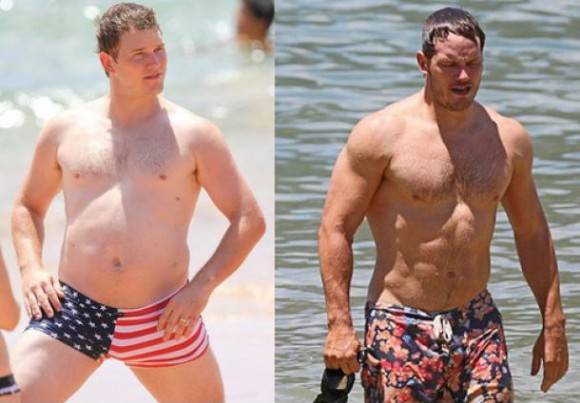 Here's Chris Pratt before and after he continued to be awesome