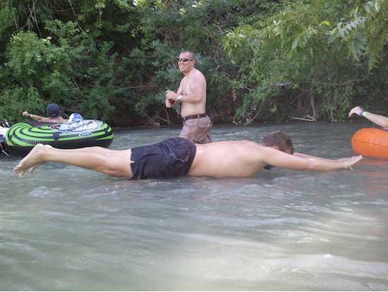 After Jesus' walking on water, I give you floating on water
