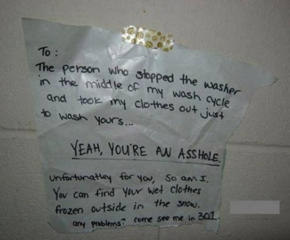 You’re an assh*le