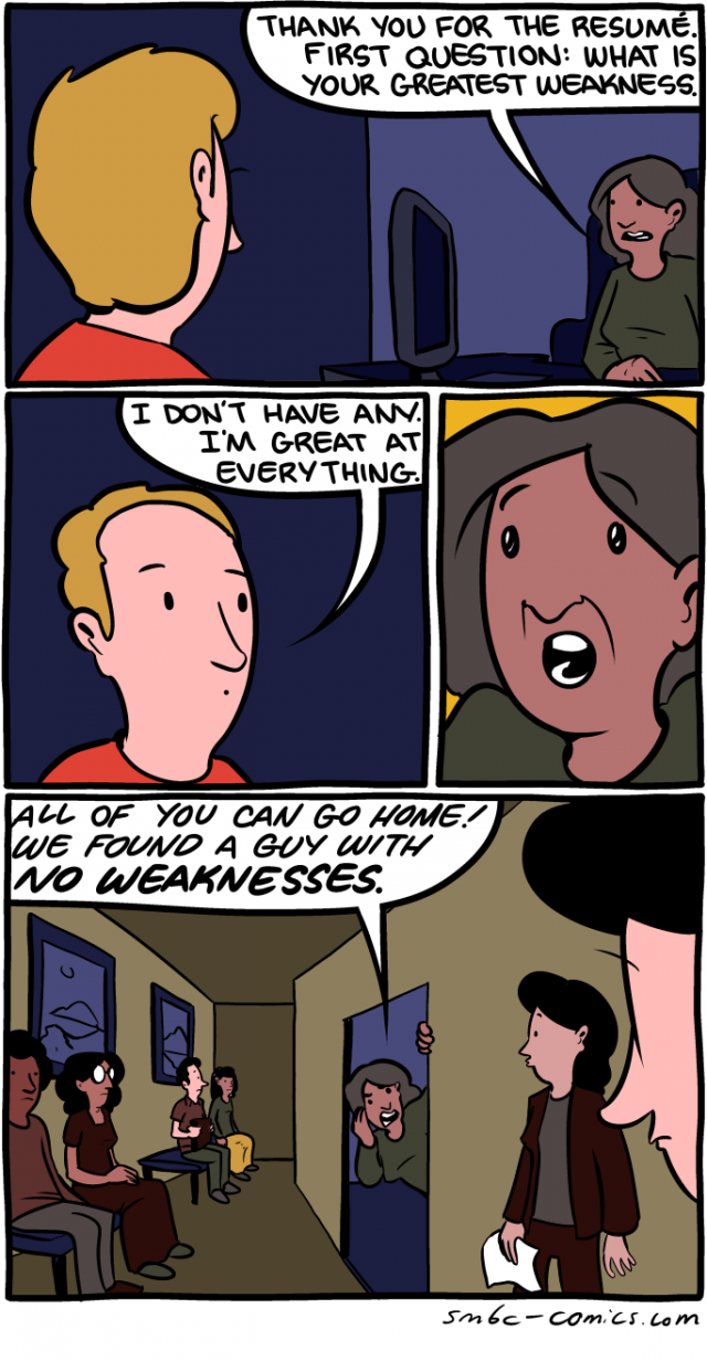 What is your greatest weakness?