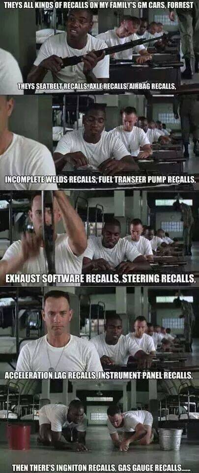 This fits all the recall hype