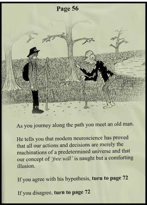 'Free will'.