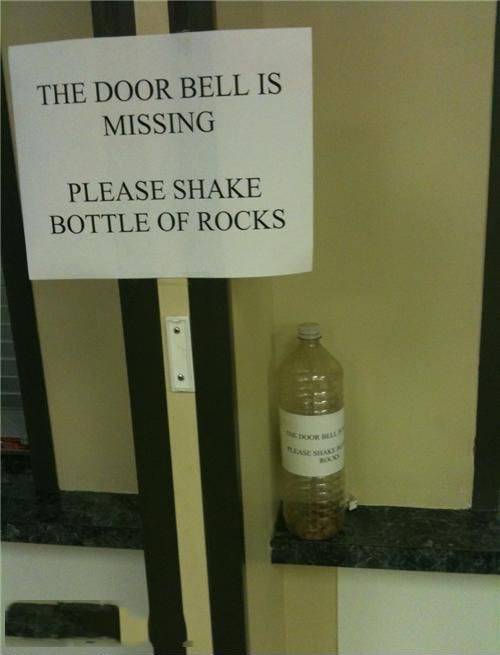 Door Bell is Missing