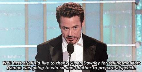 RDJR Speechless?