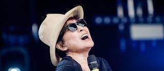 Yoko Ono at Glastonbury 2014. One of the worst live performances you will ever see.