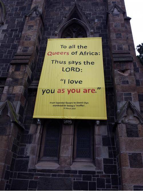 Saw this on a Church in Cape Town, South Africa.
