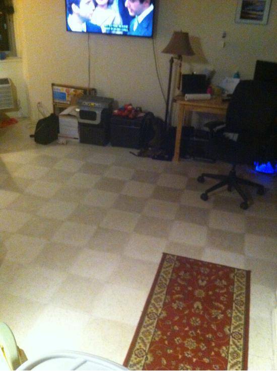 Told the wife the floor was gross and needed cleaning. Told her I was willing to do it. She said we don’t need to. Clean half she said and let’s see the difference....mission accomplished.