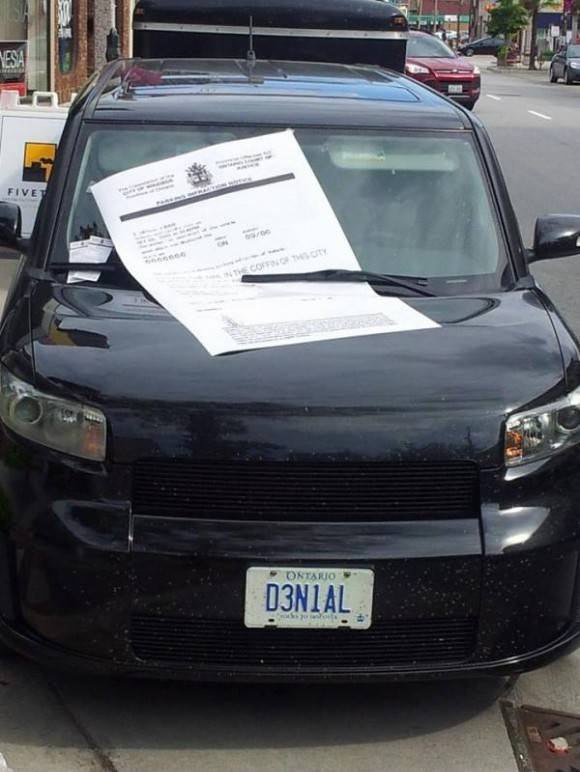 The elderly people in my municipality complained about not being able to read the parking tickets. This is how the city responded.