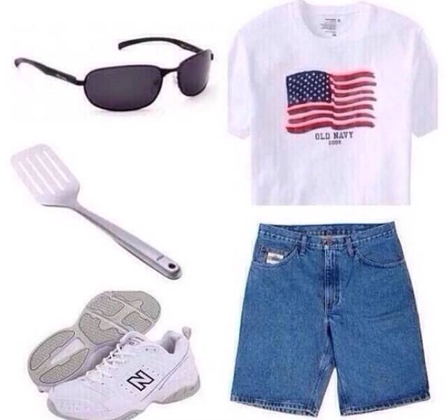 Every white dad on the 4th of July