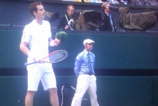 Duck-billed platypus sucks man's face off during Wimbledon quarter final.
