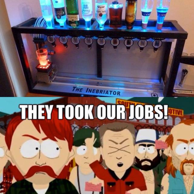 As a bartender, this is the first thing I thought when I saw 