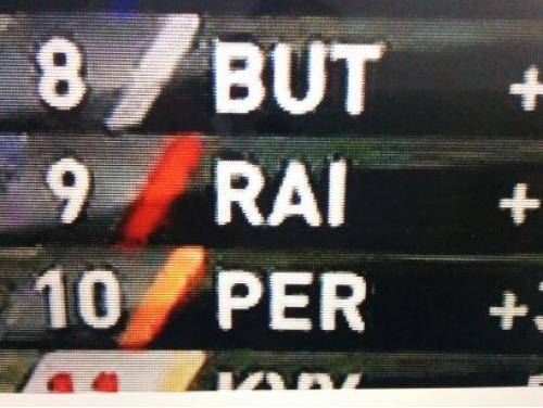While watching Formula 1...