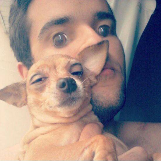 Faceswap of my dog and me