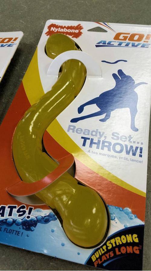 I work at a pet supply store and we just got this new uhhhhh, toy?