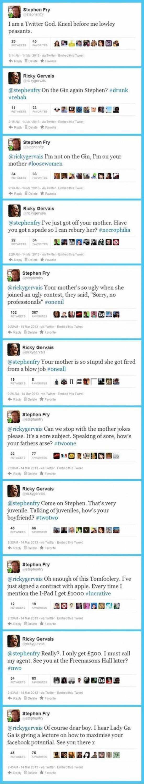 Sometime Twitter can be entertaining