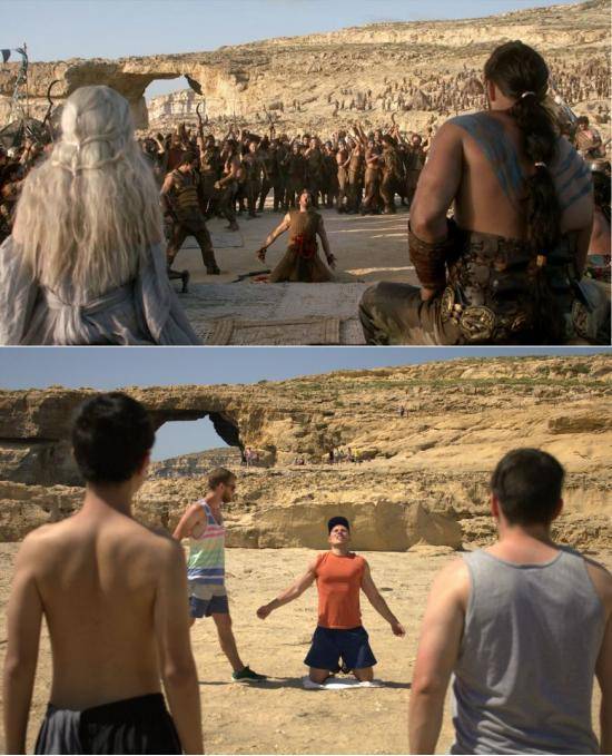 So my friends and I were in Malta last week. Some of the scenery looked familiar..