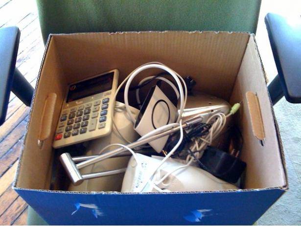 I keep a box of office things in my car so if I get pulled over, I can tell the cop I am having a bad day