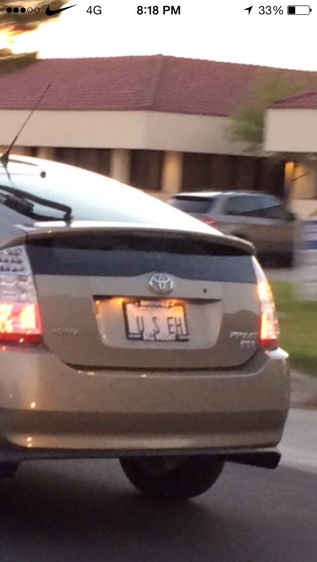 A Canadian trying to fit in.