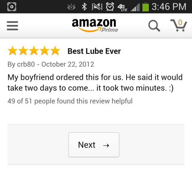 Amazon always has such timely delivery.