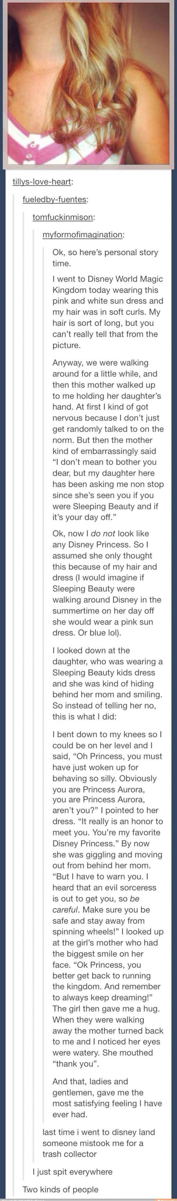 Two wonderful kinds of people in this world.
