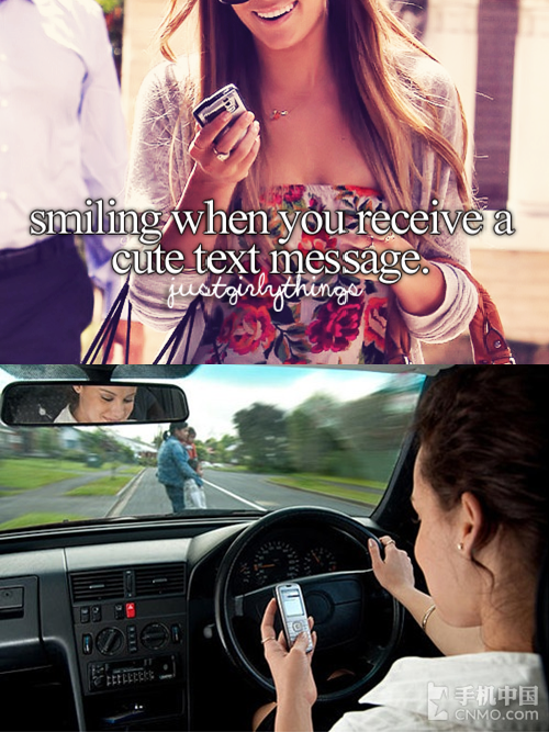 At least she's smiling