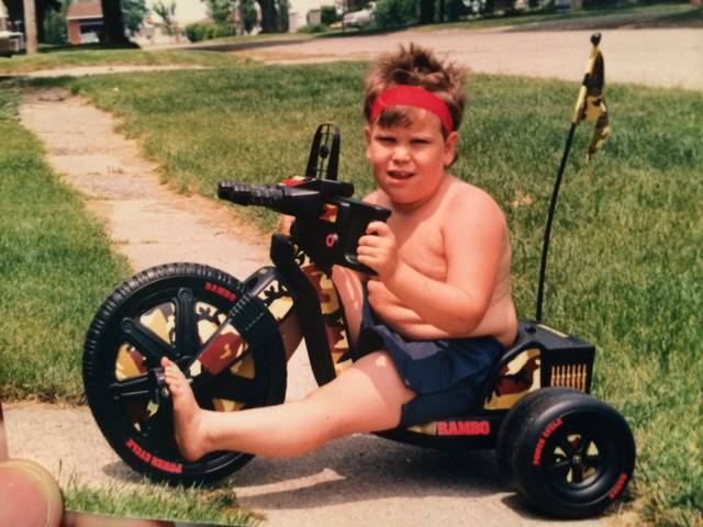 Hubby is going through old pics at his mom's. We've been texting baby pictures back and forth comparing each other to our baby. then he sends me this one... and this is why I love him so much.