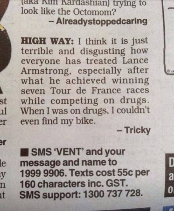 Lance Armstrong didn't deserve the hate
