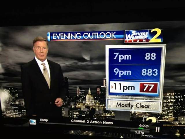 For the love of God do not go outside at 9 pm!