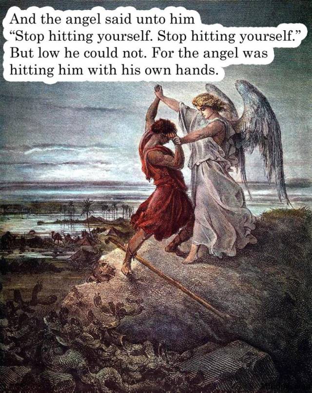 The angel.