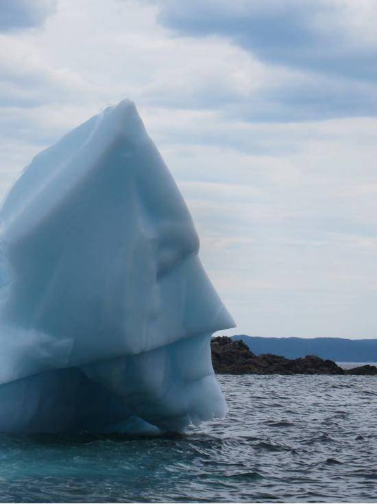 This iceberg looks like Batman.