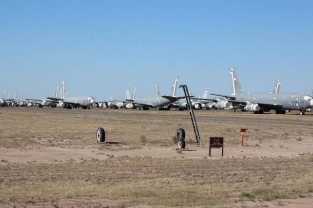 First stealth fighter arrives at the boneyard.