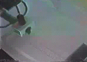 When two perfect smoke rings collide