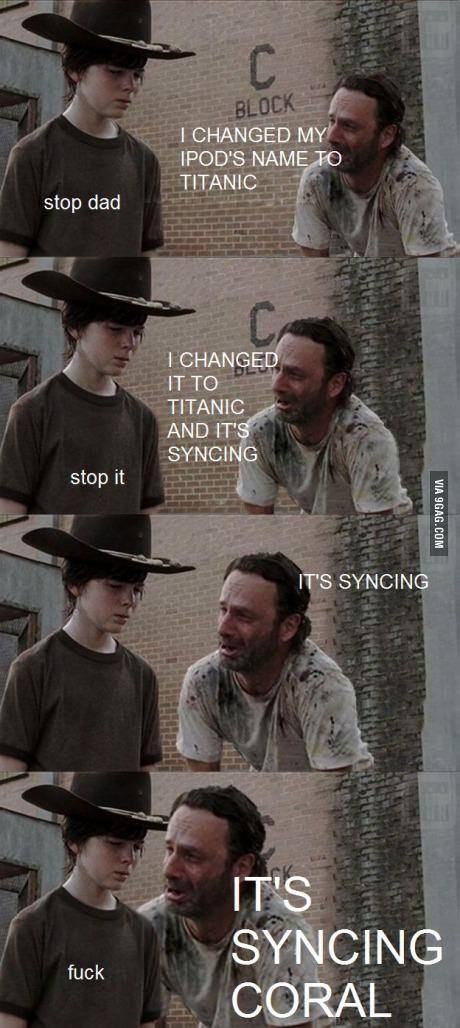Rick changes his iPod's name