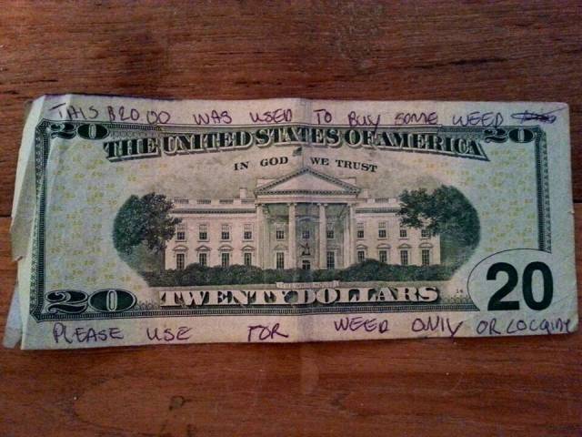 A friend got this out of an ATM.