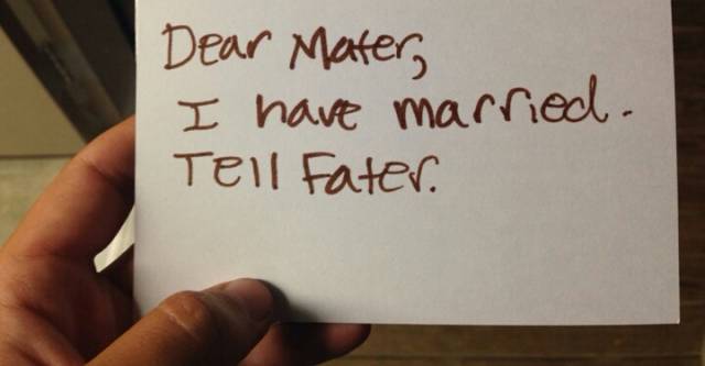I work at a summer camp and this was one of my camper's post cards he sent home.
