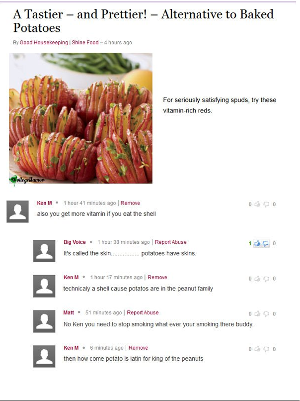 Potatoes Have Skins