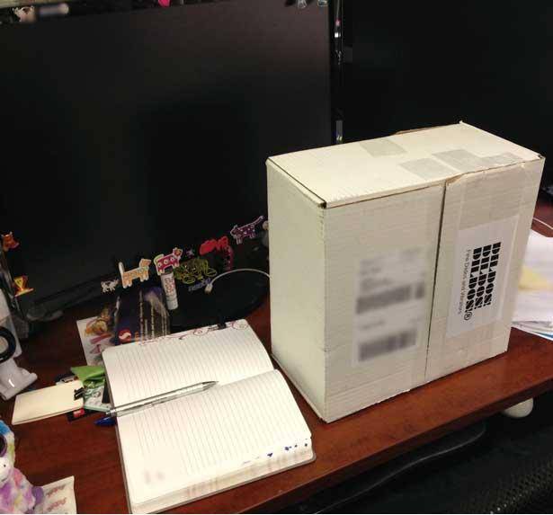 My coworker wasn’t here when a package arrived for her...