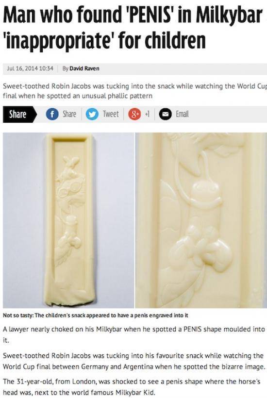 A very milky bar