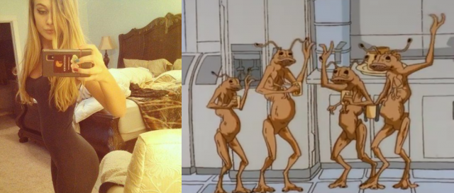 She reminds me of someone...